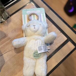 Plush Musical Bear Stuffed Animal - White